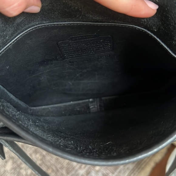 Vintage 90s COACH Station Bag 5130 Black Made in USA EUC - Picture 7 of 12